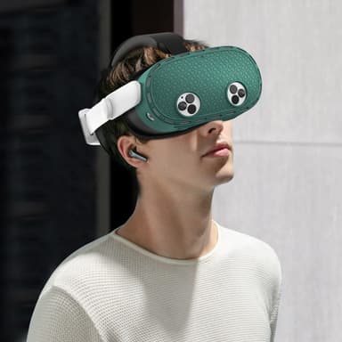 For Meta Quest 3S beskyttelsesveske VR Headset Silikondeksel