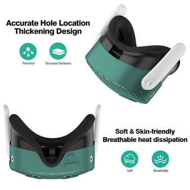 For Meta Quest 3S beskyttelsesveske VR Headset Silikondeksel