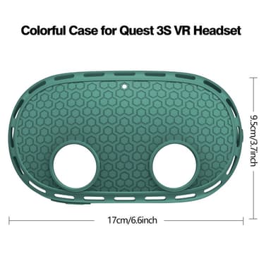 For Meta Quest 3S beskyttelsesveske VR Headset Silikondeksel