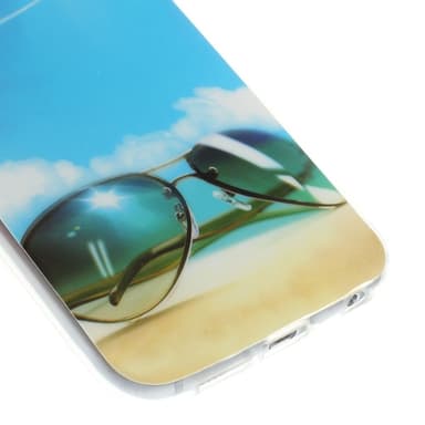 TPU Deksel til Samsung Galaxy S6 - Blå Himmel og Briller