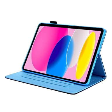 Apple iPad 10.9 2022 Sammenleggbart dekselkortholder - Panda/musikk