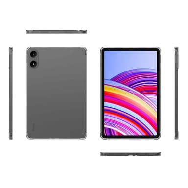 Til Xiaomi Redmi Pad Pro/Redmi Pad Pro 5G Deksel Gjennomsiktig Nettbrett TPU-deksel