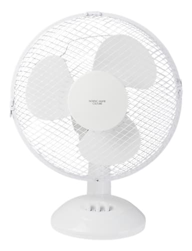 NORDIC HOME CULTURE Skrivebordsvifte, 230mm, tre hastigheter 20w
