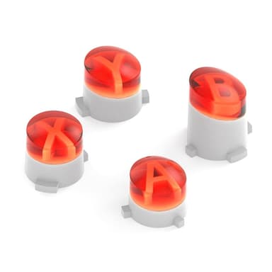 For Xbox One S One Elite-kontroller ABXY erstatningsknapper - oransje