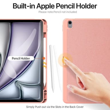 DUX DUCIS Domo iPad Air 13 (2024) Deksel Trefoldelig - Rosa