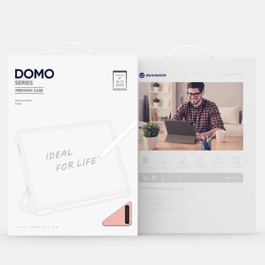 DUX DUCIS Domo iPad Air 13 (2024) Deksel Trefoldelig - Rosa