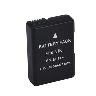 EN-EL14 Batteri til Nikon D3100 D5100 Coolpix P7000 P7800 Etc