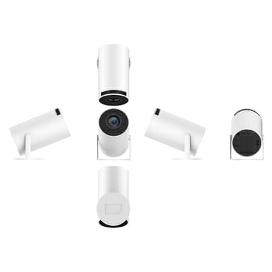 Bærbar smart projektor WiFi Bluetooth 4K HD-video hjemmekino LED-projektor
