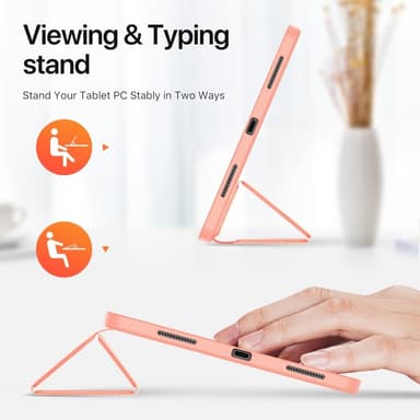 DUX DUCIS Domo iPad Air 13 (2024) Deksel Trefoldelig - Rosa