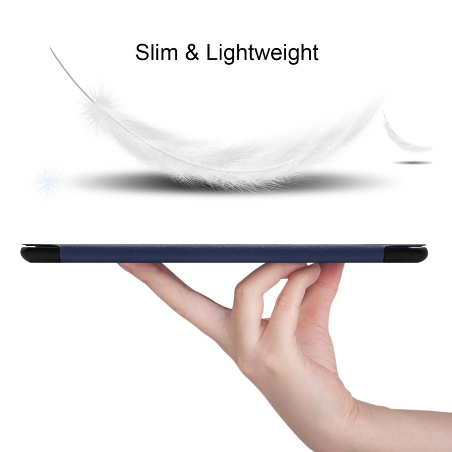 Slim Fit Deksel Til Samsung Galaxy Tab A 10.1 2019 - Mørkeblå