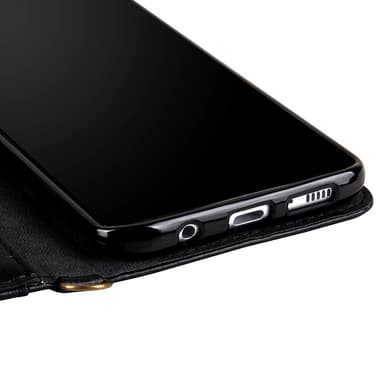 CMAI2 Litchi Lommebok-deksel til Samsung Galaxy S8 Plus - Svart