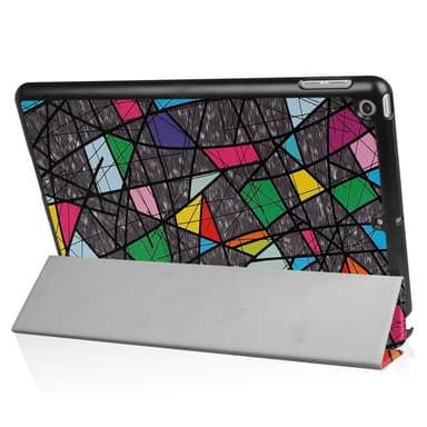 iPad 9.7"" (2017/2018) Trifoldbart deksel med smal passform - geometrisk
