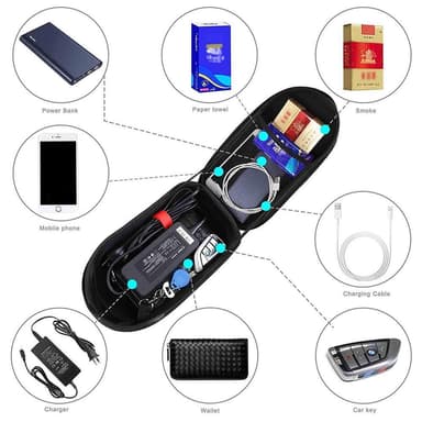 Veske til Xiaomi M365 Elektrisk Scooter Hard Shell - Svart