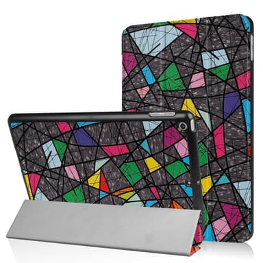 iPad 9.7"" (2017/2018) Trifoldbart deksel med smal passform - geometrisk