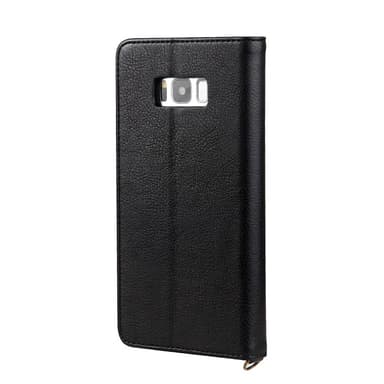 CMAI2 Litchi Lommebok-deksel til Samsung Galaxy S8 Plus - Svart