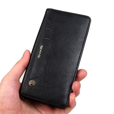 CMAI2 Litchi Lommebok-deksel til Samsung Galaxy S8 Plus - Svart