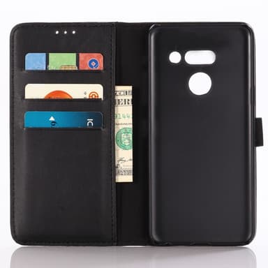 LG G8 ThinQ Retro Lommebok-deksel - Svart