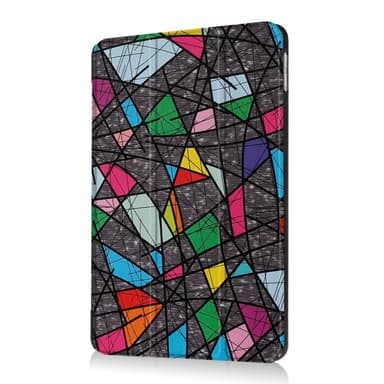 iPad 9.7"" (2017/2018) Trifoldbart deksel med smal passform - geometrisk