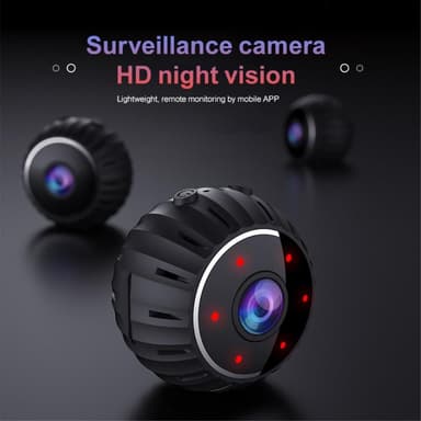 X10 Mini Spy Kamera Trådløs Wifi IP Hjemmesikkerhetskamera HD 1080P