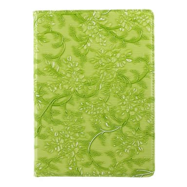 Deksel iPad (2017/2018) /iPad Air, 360 Rotasjon Blomster - Grønn