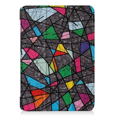 iPad 9.7"" (2017/2018) Trifoldbart deksel med smal passform - geometrisk
