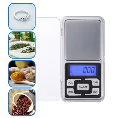 Digital gullsmedskala 0,01 g til 200 gram