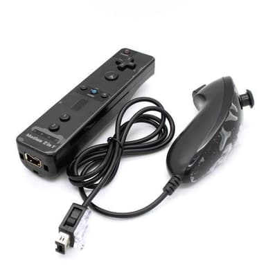 Kompatibel med Wii & Wii U-kontroller Set Motion Plus Bulk White