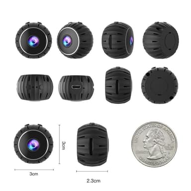 X10 Mini Spy Kamera Trådløs Wifi IP Hjemmesikkerhetskamera HD 1080P