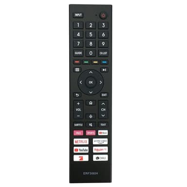 Erstatning av TV-fjernkontroll for ERF3I80H for Hisense TV