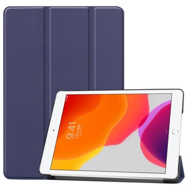 Apple iPad 10.2 2021/2020/2019 Trippeldeksel med smal passform -Mørkeblå