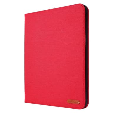 For iPad Air 13 (2024) Sammenleggbart Veske Kortholder Stofftekstur - Rød