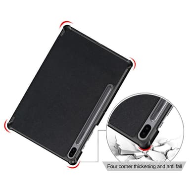 Slim Fit Deksel til Samsung Galaxy Tab S6 - Svart
