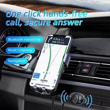 W8 lydadapter Bluetooth-mottaker FM-sender med kabel