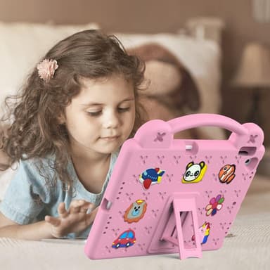 Apple iPad 10.2 2021 2020 2019 EVA Foam Stativdeksel - Rosa