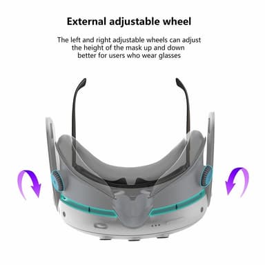 Meta Quest 3 FIIT VR X3 luftsirkulasjonsvifte ansiktspute