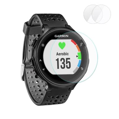 2 stk HAT PRINCE Garmin Forerunner 235 herdet glass 0.2mm