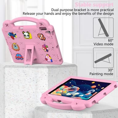 Apple iPad 10.2 2021 2020 2019 EVA Foam Stativdeksel - Rosa