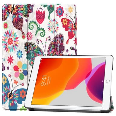 Apple iPad 10.2 Trippeldeksel med smal passform - Sommerfugl