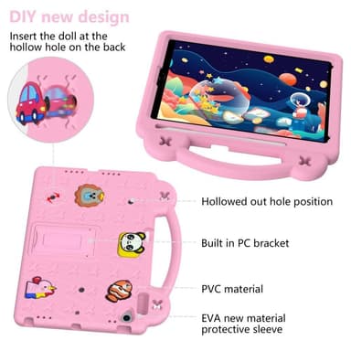 Apple iPad 10.2 2021 2020 2019 EVA Foam Stativdeksel - Rosa