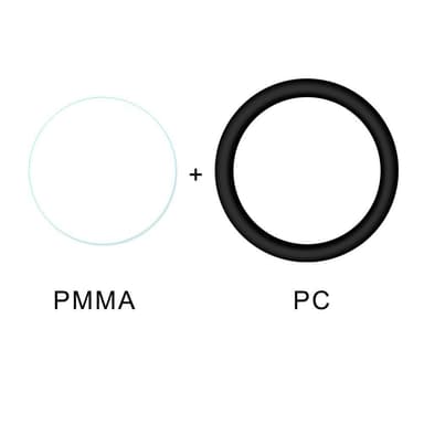 Huawei klokke GT2 42mm HAT PRINCE 3D PC kant+PMMA herdet glass