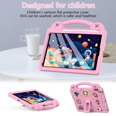 Apple iPad 10.2 2021 2020 2019 EVA Foam Stativdeksel - Rosa