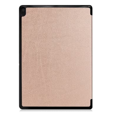 Trifoldbart deksel til Lenovo Tab E10 - Rose Gull