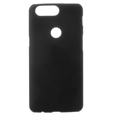OnePlus 5T Deksel Plastdeksel Gummiert - Svart