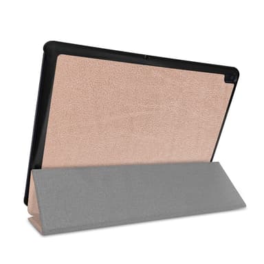 Trifoldbart deksel til Lenovo Tab E10 - Rose Gull