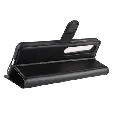Litchi Xiaomi Mi 10/Mi 10 Pro Lommebok-deksel - Svart