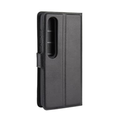 Litchi Xiaomi Mi 10/Mi 10 Pro Lommebok-deksel - Svart