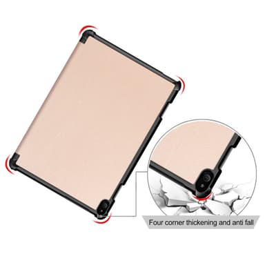 Tri-fold Deksel til Lenovo Tab P10 - Gull