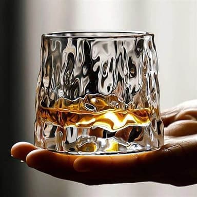 Roterende whiskyglass / tumblerglass 360 grader