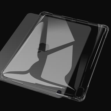 Til iPad Air 13 (2024) Gjennomsiktig Nettbrettveske TPU Bakdeksel