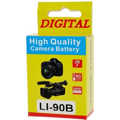 LI-90B batteri til Olympus SP110/XZ-2/TG-4/DB-110/TG-5/GRIII/TG1 osv